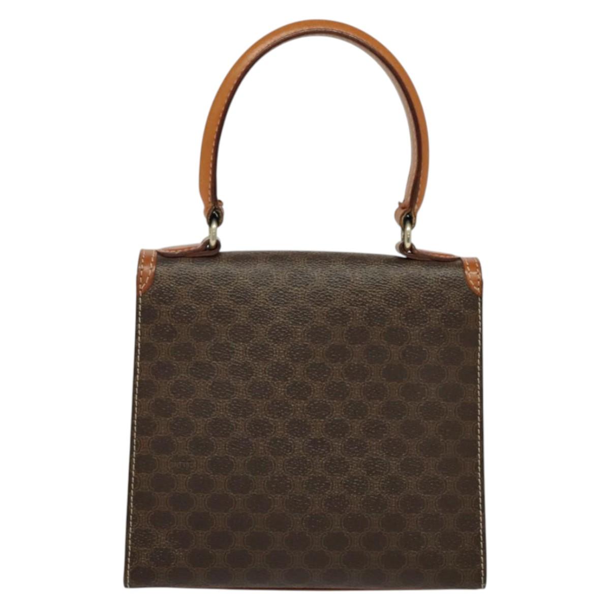 Céline Triomphe, Brown, Canvas, handbag