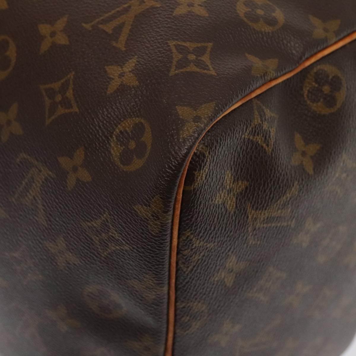 Louis Vuitton Keepall 60, Brown, Canvas, travel