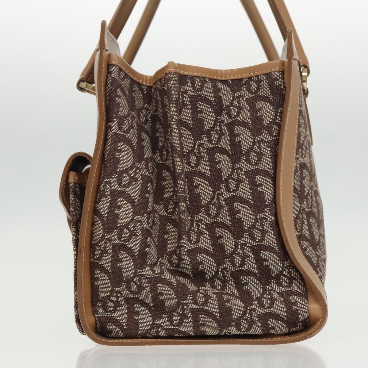 Dior Trotter, Brown, Canvas, handbag