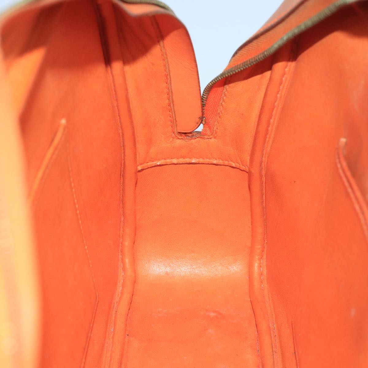 Hermès Plume, Orange, Leather, handbag