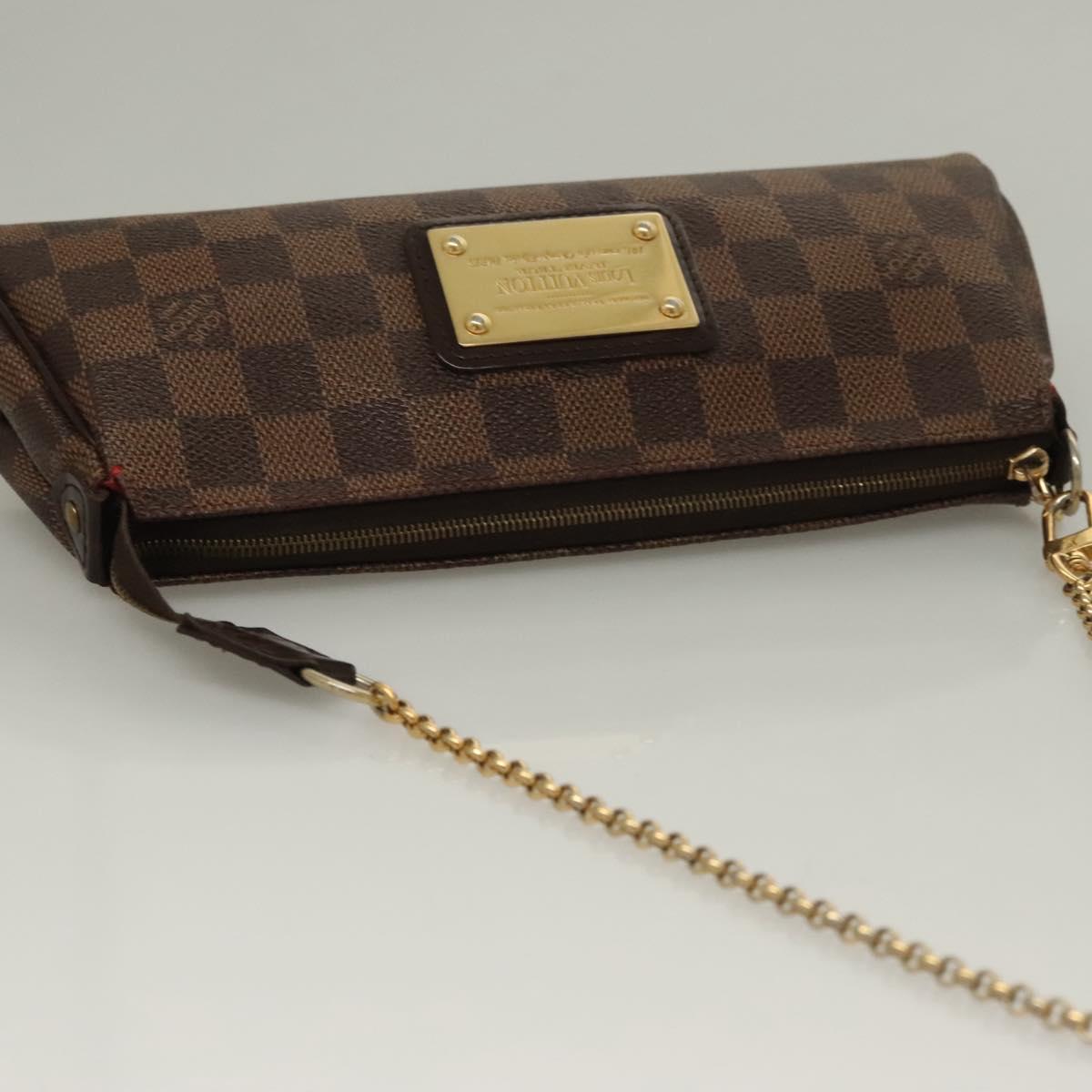 Louis Vuitton Eva, Brown, Canvas, shoulder