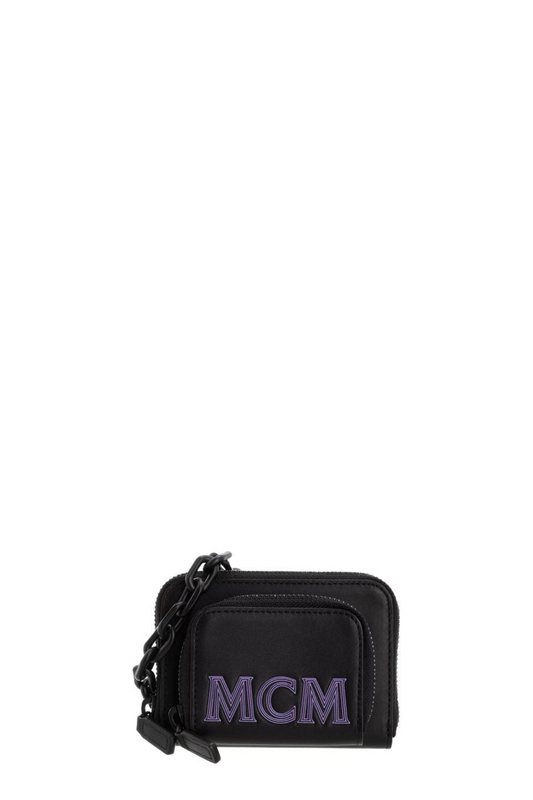 MCM  Zipped Wallet With Neck Strap