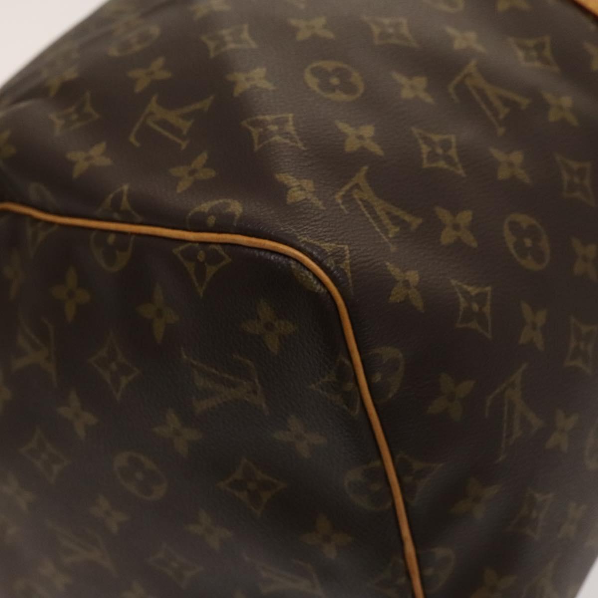Louis Vuitton Keepall 55, Brown, Canvas, travel
