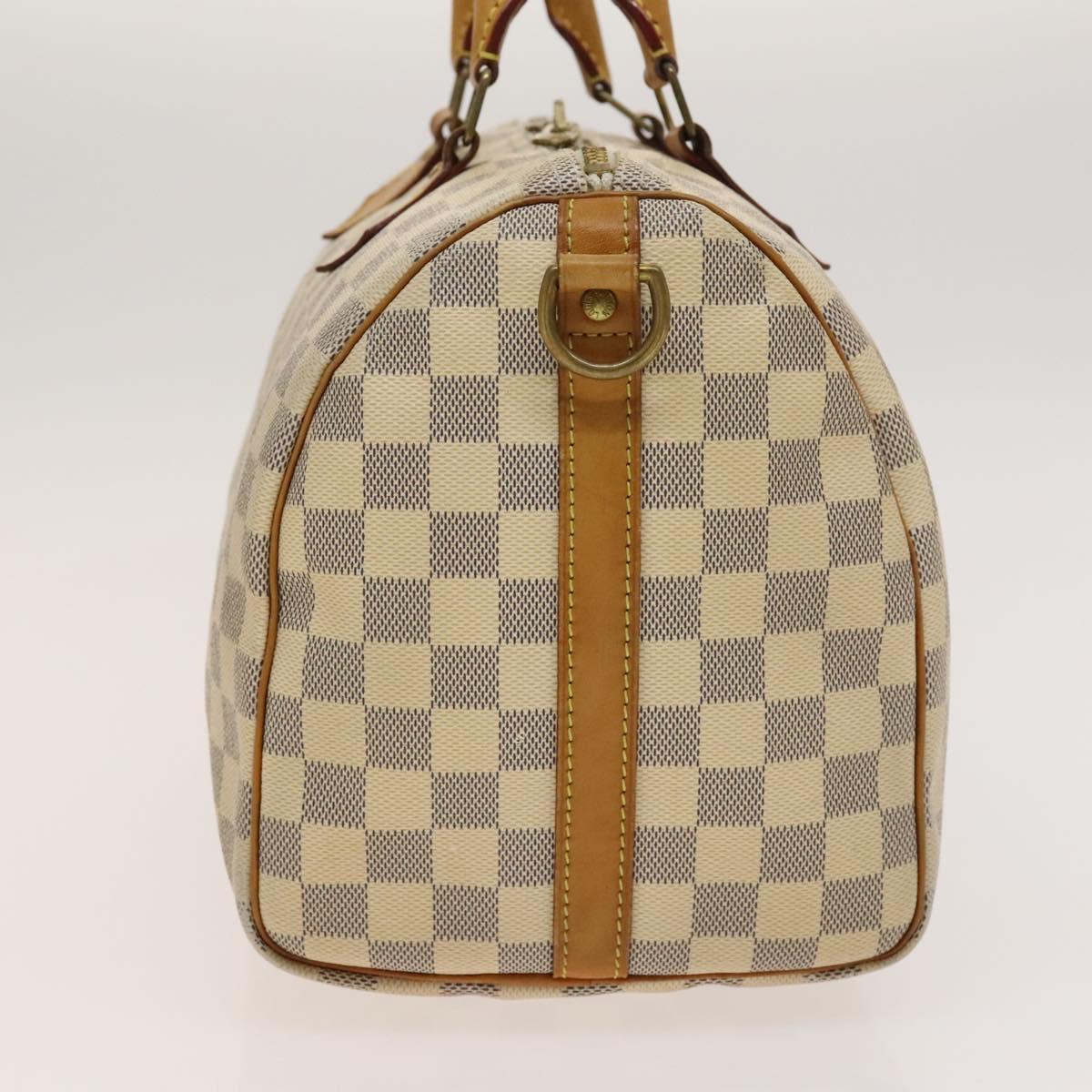 Louis Vuitton Speedy Bandoulière 30, White, Canvas, handbag