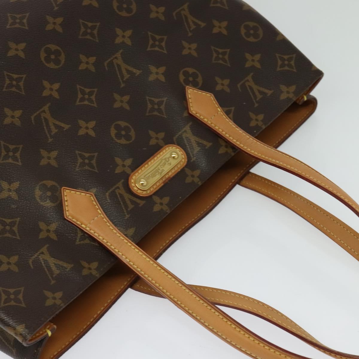Louis Vuitton Wilshire, Brown, Canvas, handbag