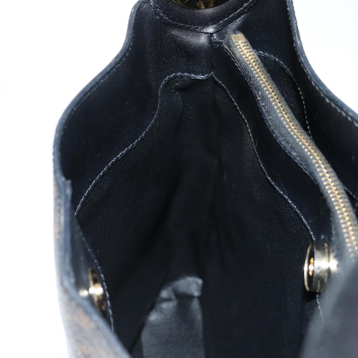 Céline Hobo, Black, Canvas, shoulder