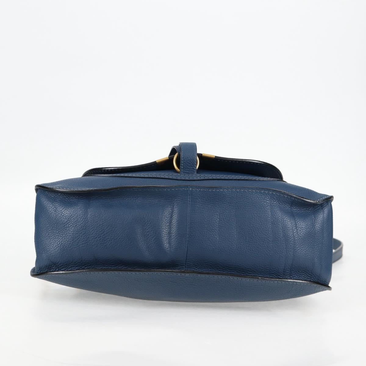 Chloé Marcie, Navy, Leather, handbag