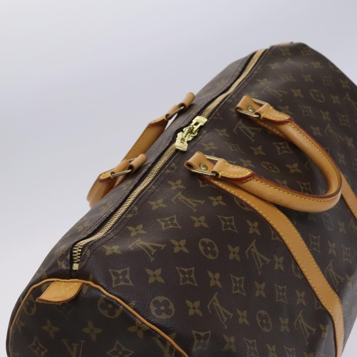Louis Vuitton Keepall 50, Brown, Canvas, travel