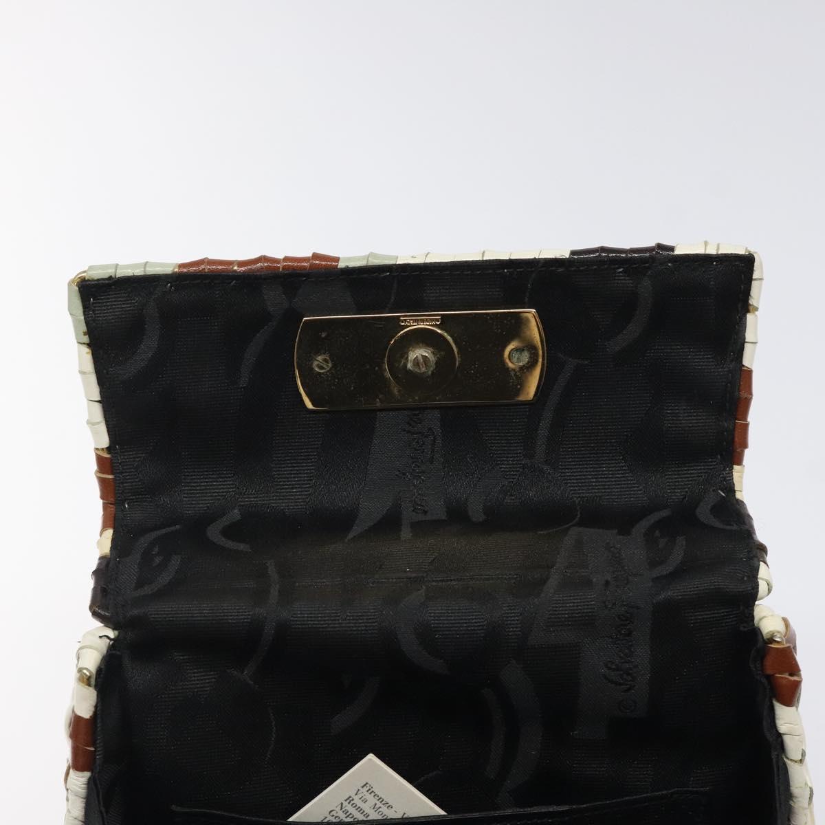Salvatore Ferragamo Gancini, Multicolour, Leather, handbag