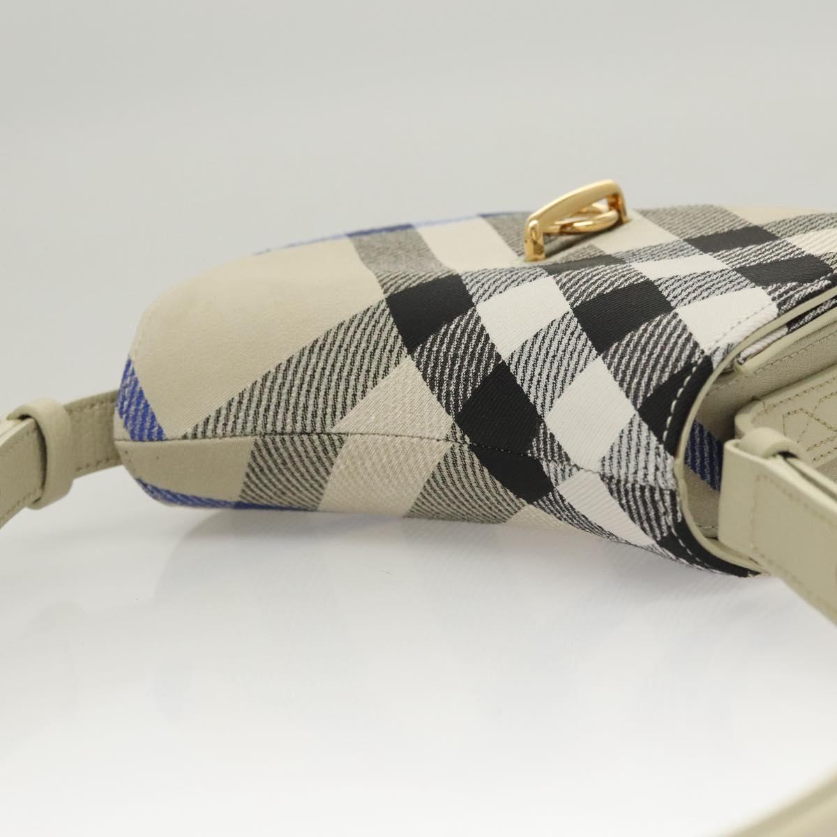Burberry, Grey, Canvas, shoulder