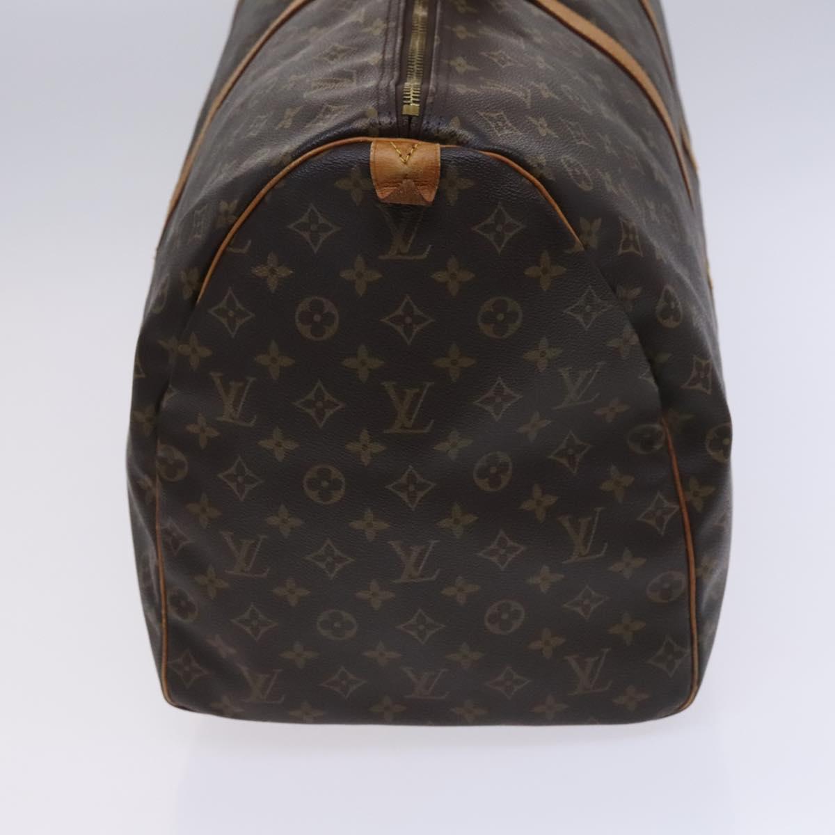 Louis Vuitton Keepall 60, Brown, Canvas, travel