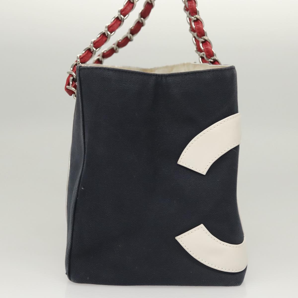 Chanel Numero 5, Navy, Canvas, tote