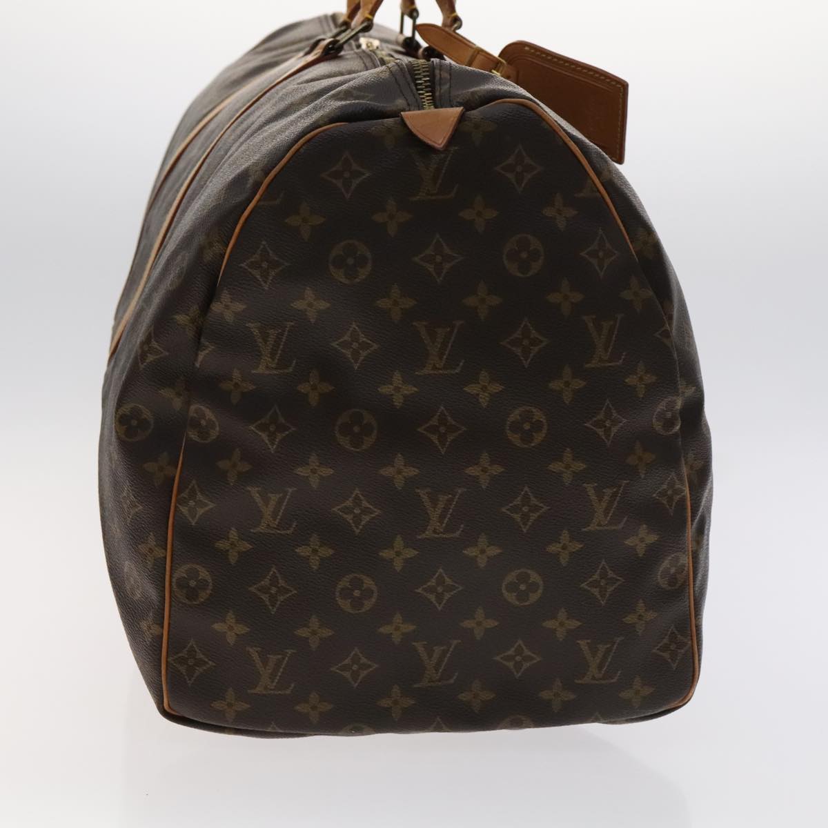 Louis Vuitton Keepall 60, Brown, Canvas, travel