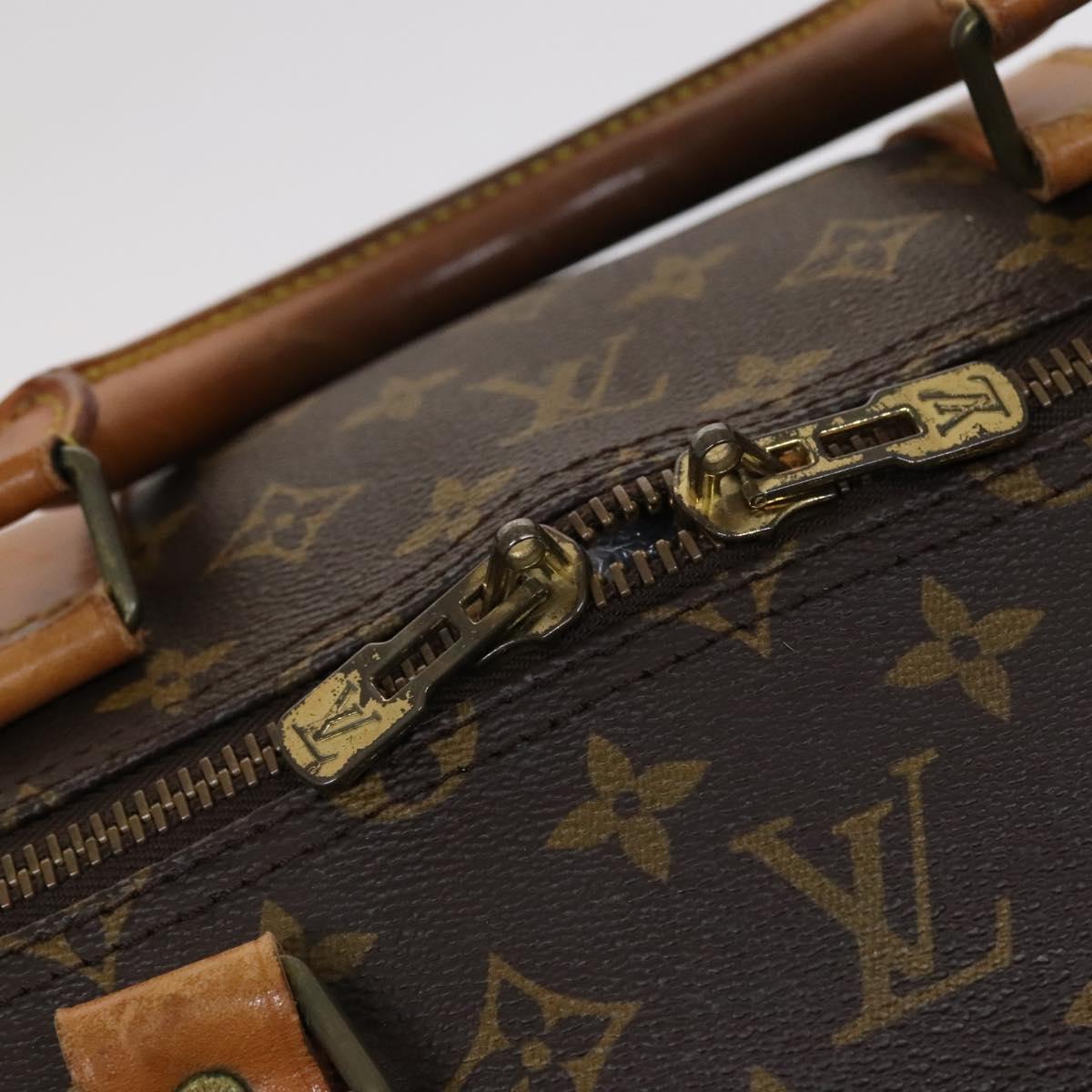Louis Vuitton Keepall Bandoulière 60, Brown, Canvas, travel
