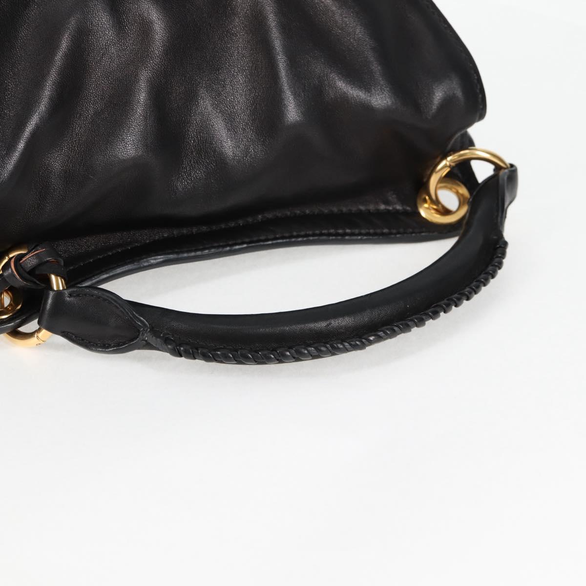Miu Miu Coffer, Black, Leather, handbag
