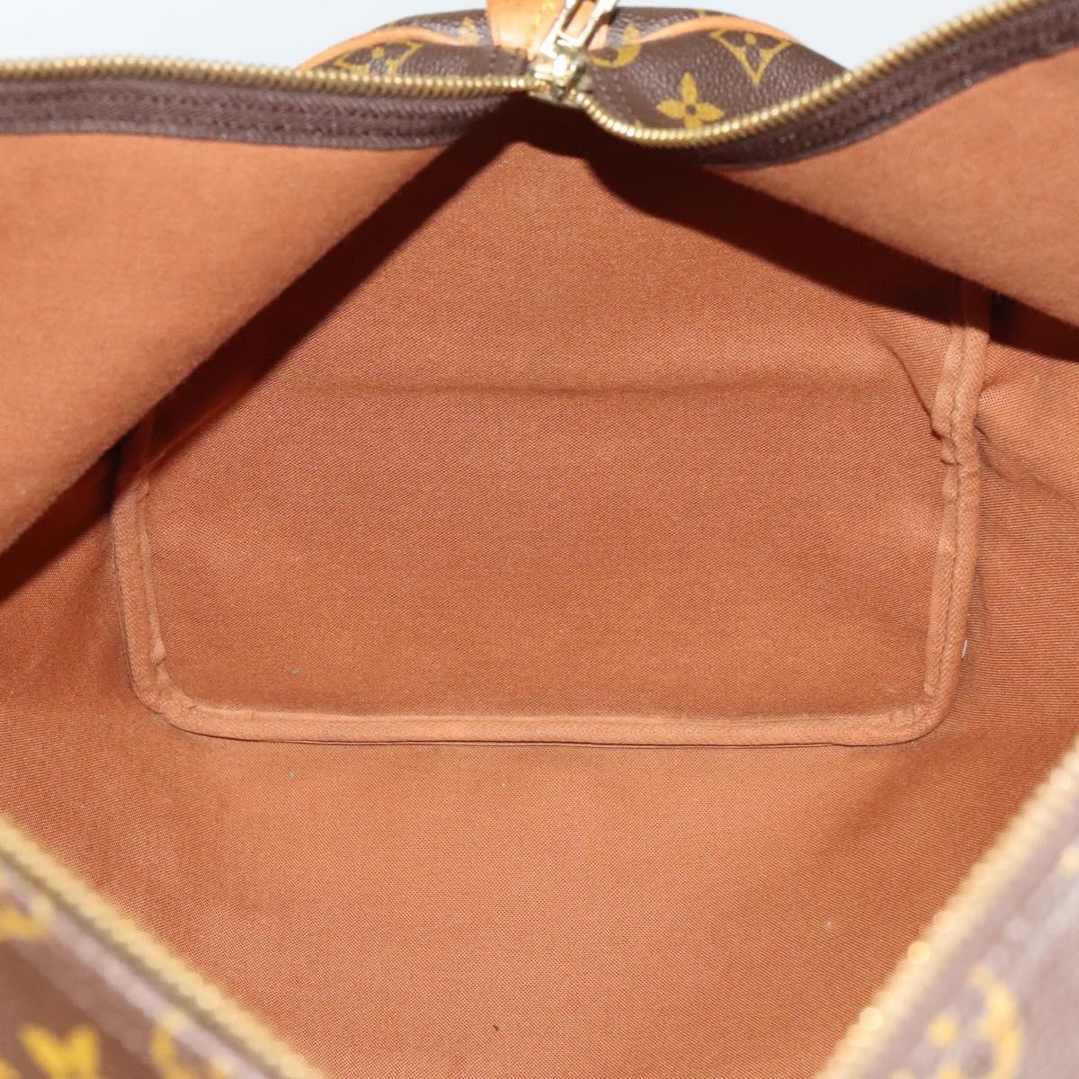 Louis Vuitton Keepall 55, Brown, Canvas, travel