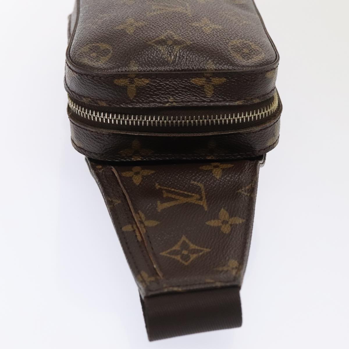 Louis Vuitton Geronimos, Brown, Canvas, clutch