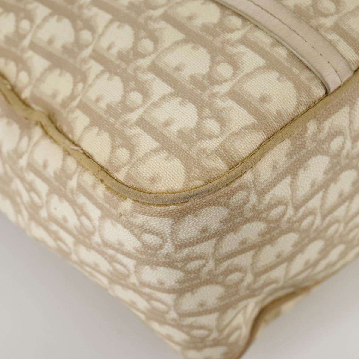 Dior Romantique, Beige, Canvas, shoulder