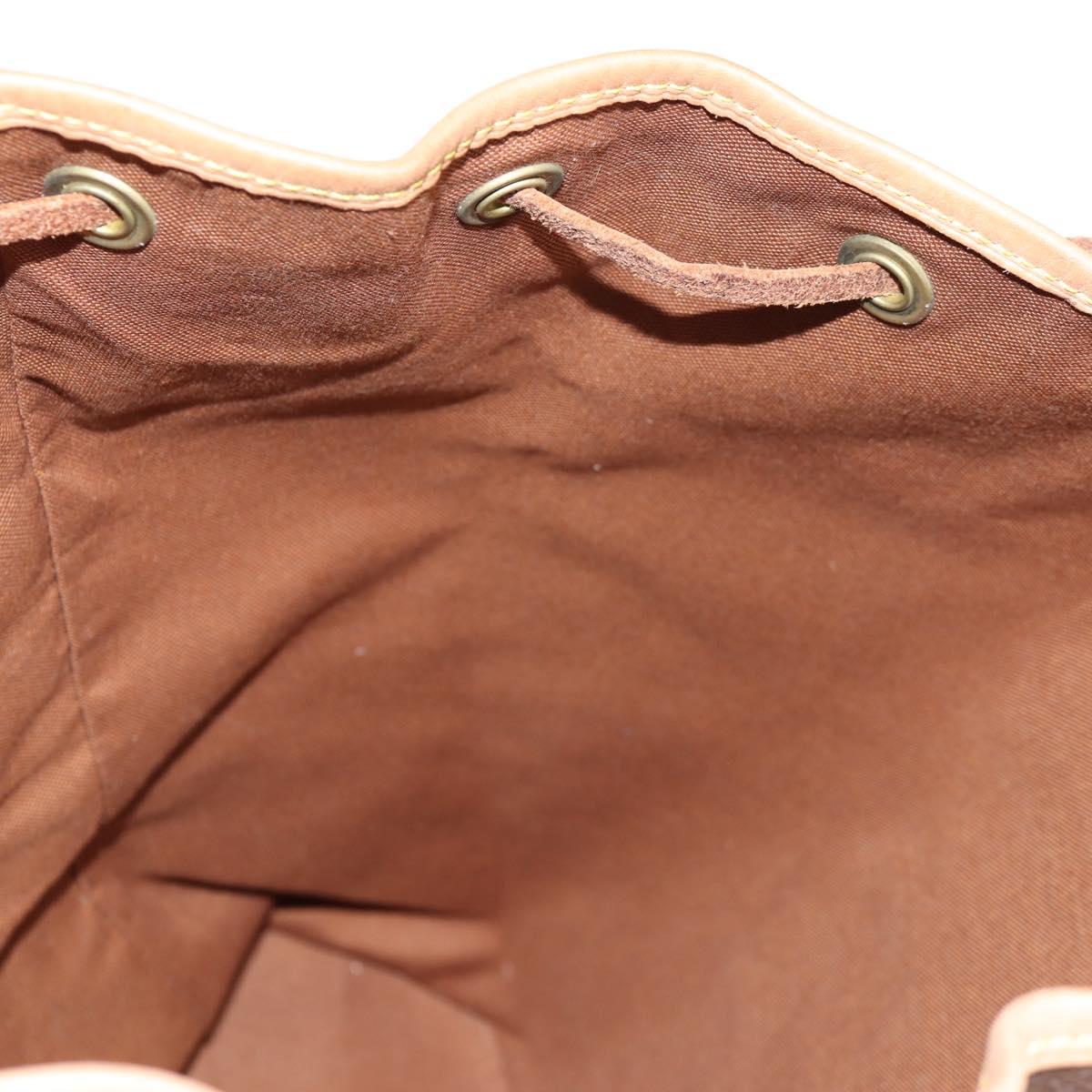 Louis Vuitton Montsouris GM, Brown, Canvas, backpack