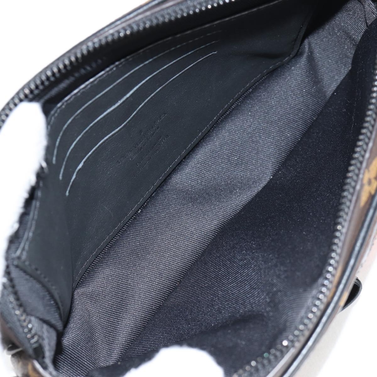 Louis Vuitton Volga, Brown, Canvas, clutch