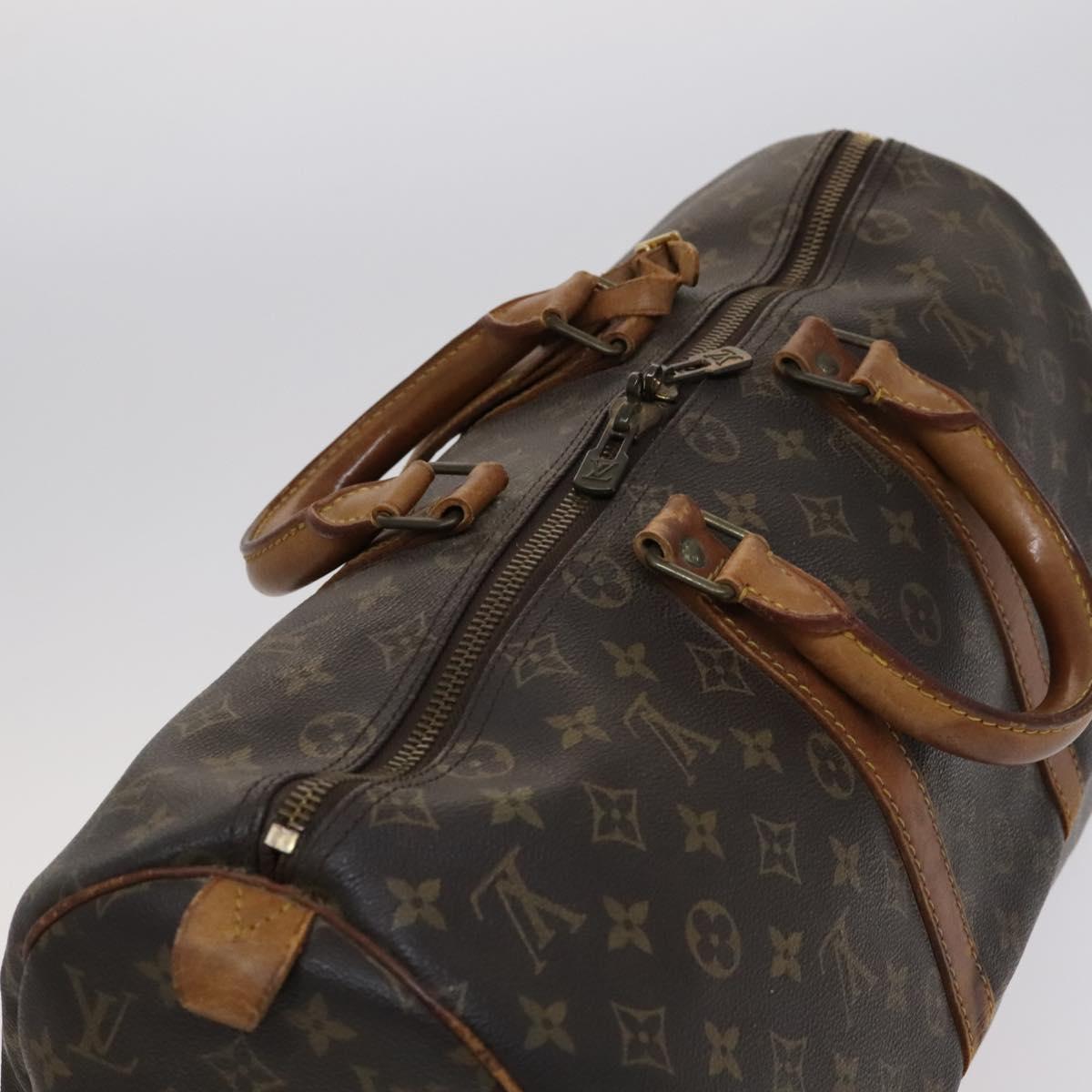 Louis Vuitton Keepall 45, Brown, Canvas, travel