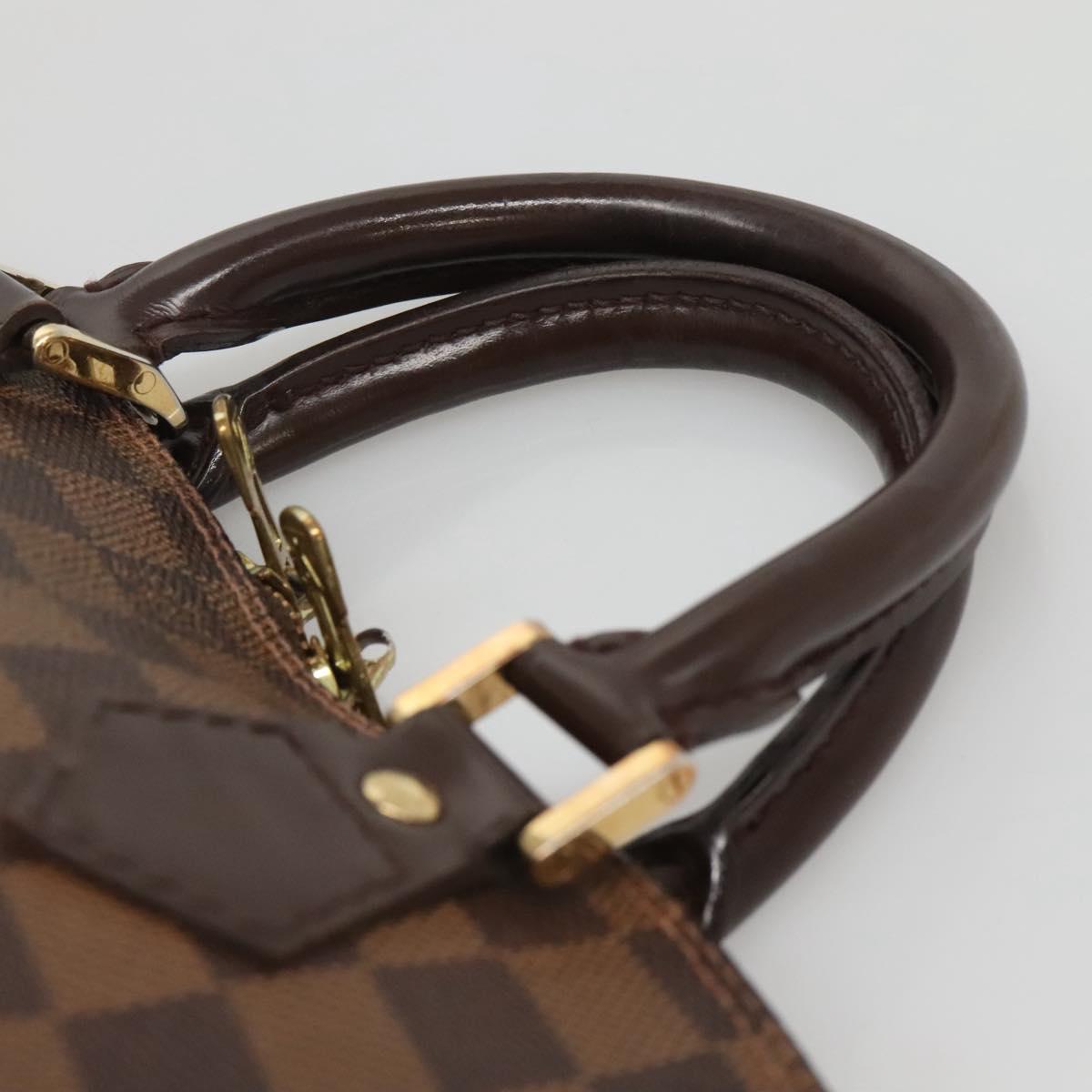 Louis Vuitton Alma, Brown, Canvas, handbag