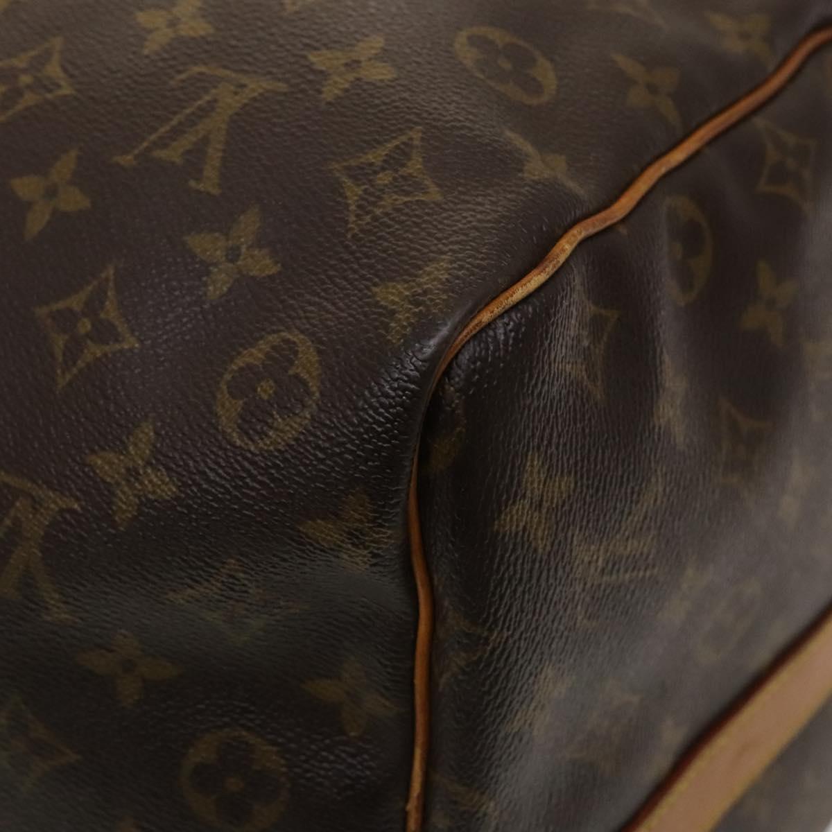 Louis Vuitton Keepall Bandoulière 60, Brown, Canvas, travel