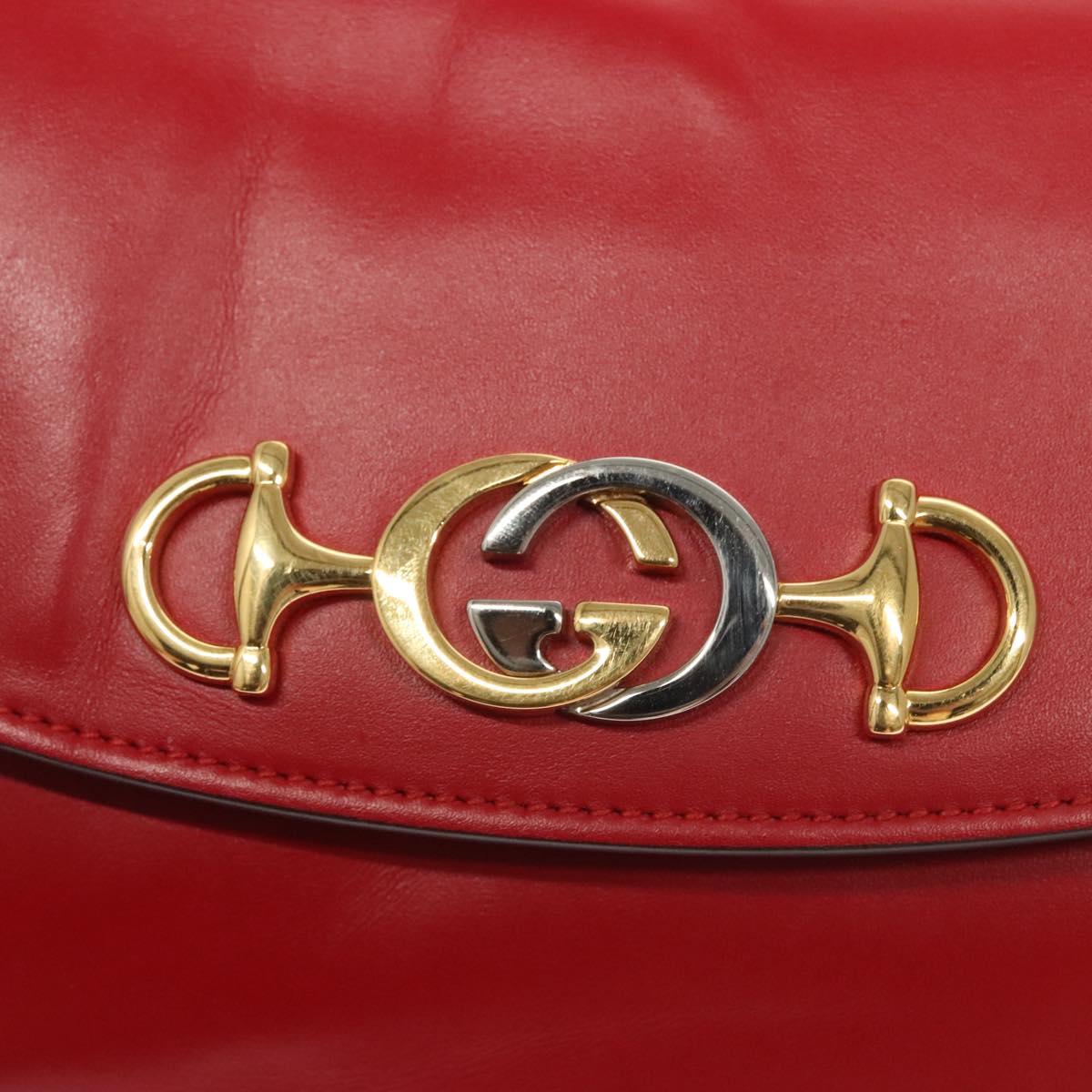 Gucci Zumi, Red, Leather, shoulder