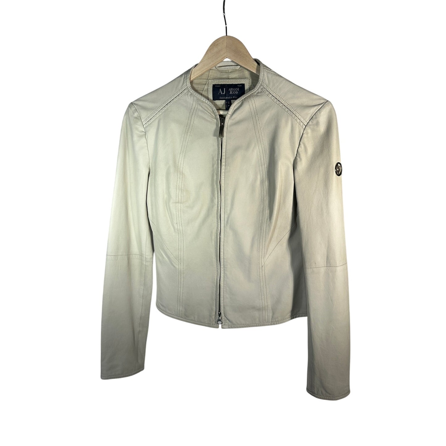 Armani Jeans Leather Jacket