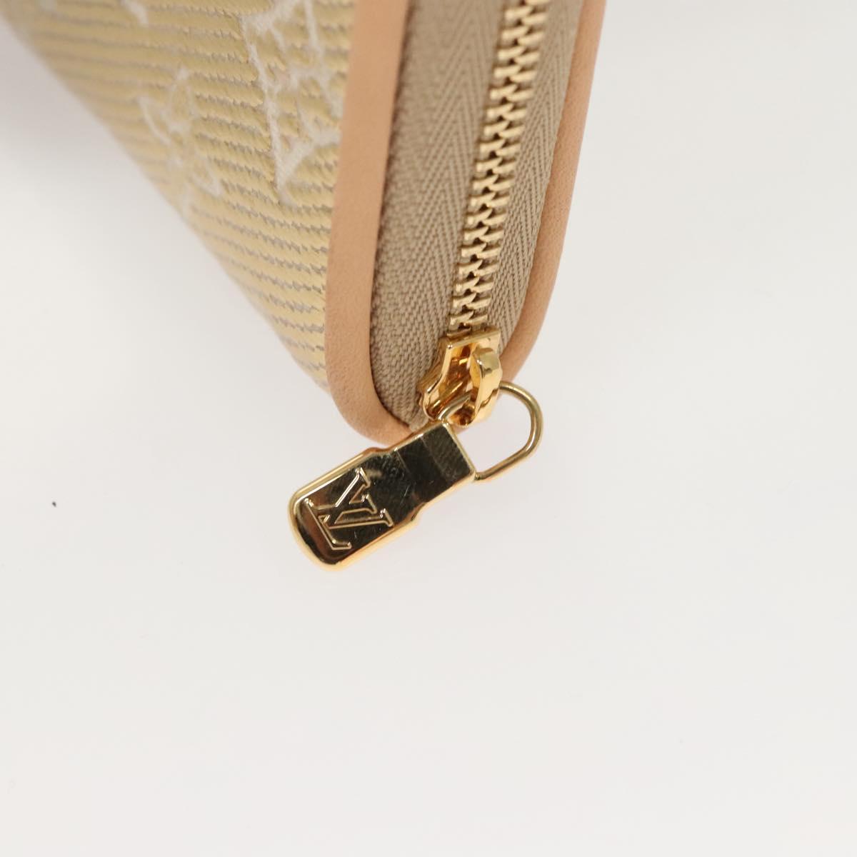 Louis Vuitton Zippy coin purse, Gold, Canvas, wallet