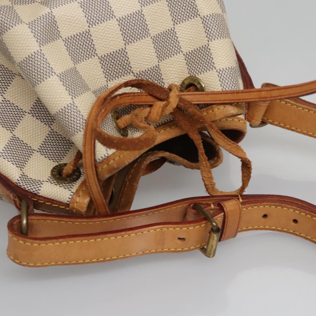 Louis Vuitton Noé BB, Grey, Canvas, shoulder