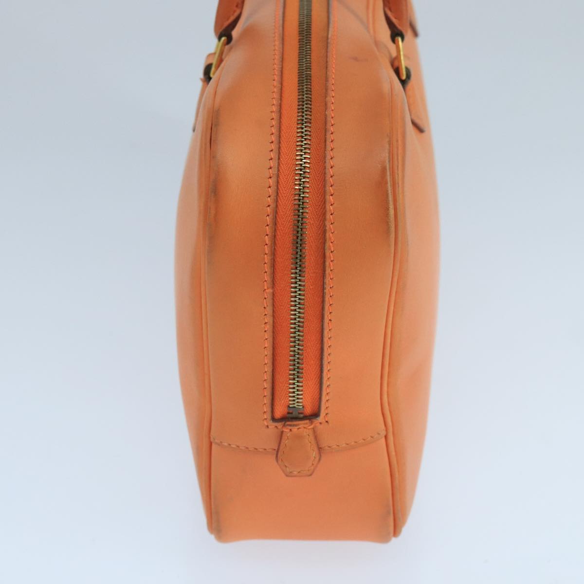 Hermès Plume, Orange, Leather, handbag