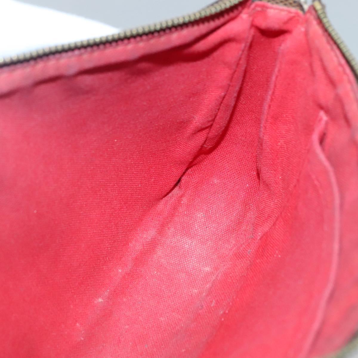 Louis Vuitton Pochette Accessoire, Brown, Canvas, clutch