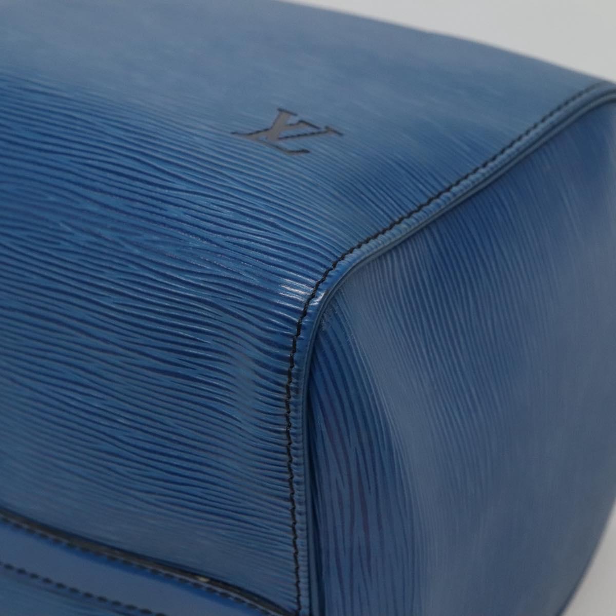 Louis Vuitton Speedy 40, Navy, Leather, handbag