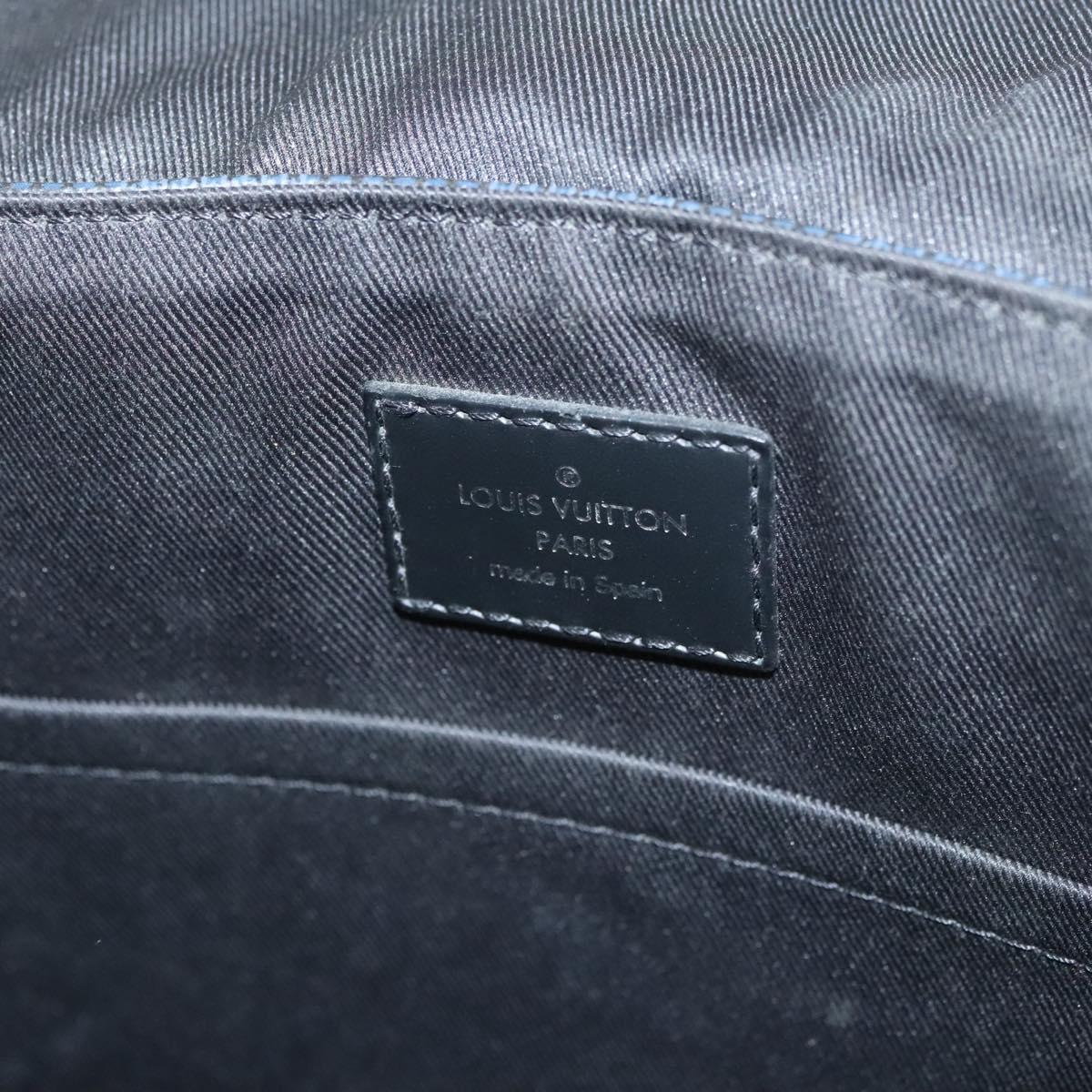 Louis Vuitton District, Grey, Canvas, shoulder