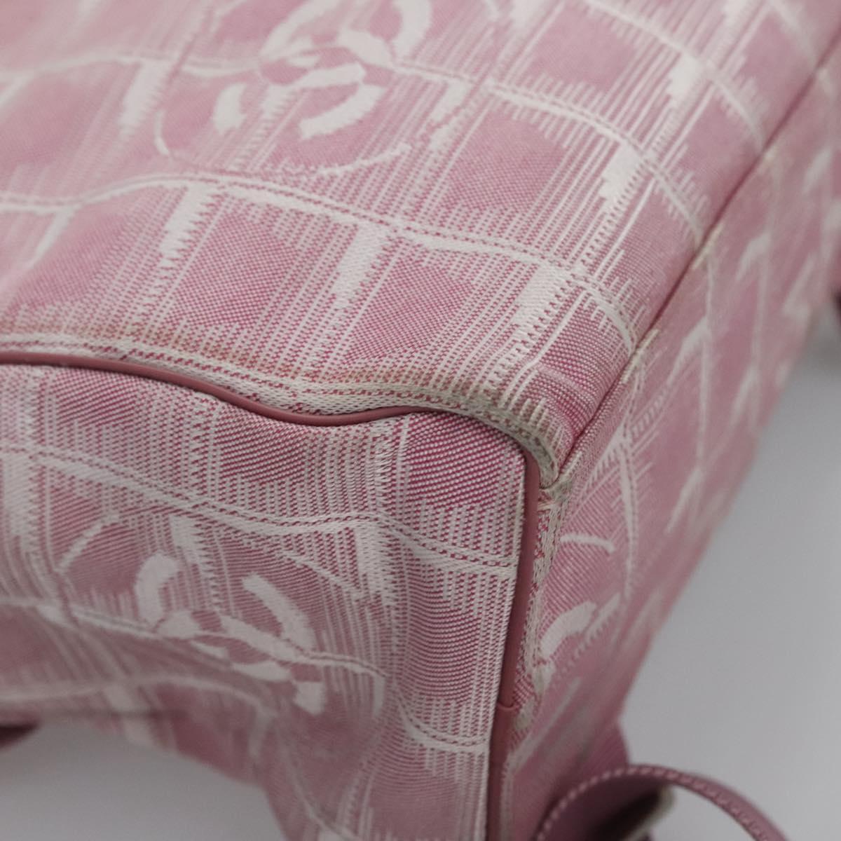 Chanel Travel line, Pink, Canvas, backpack