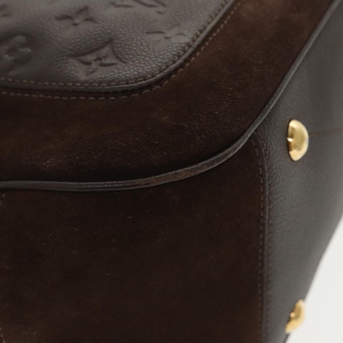 Louis Vuitton Audacieuse, Brown, Leather, handbag