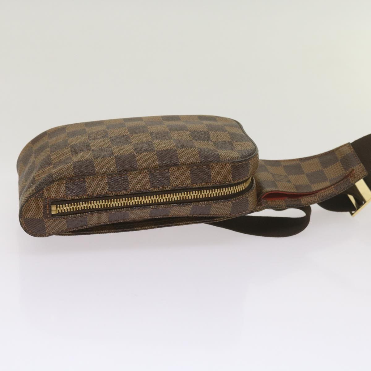 Louis Vuitton Geronimos, Brown, Canvas, shoulder