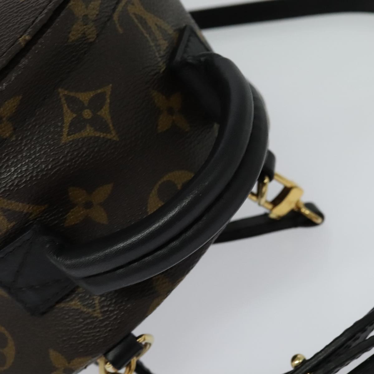 Louis Vuitton Palm Springs mini, Brown, Canvas, backpack