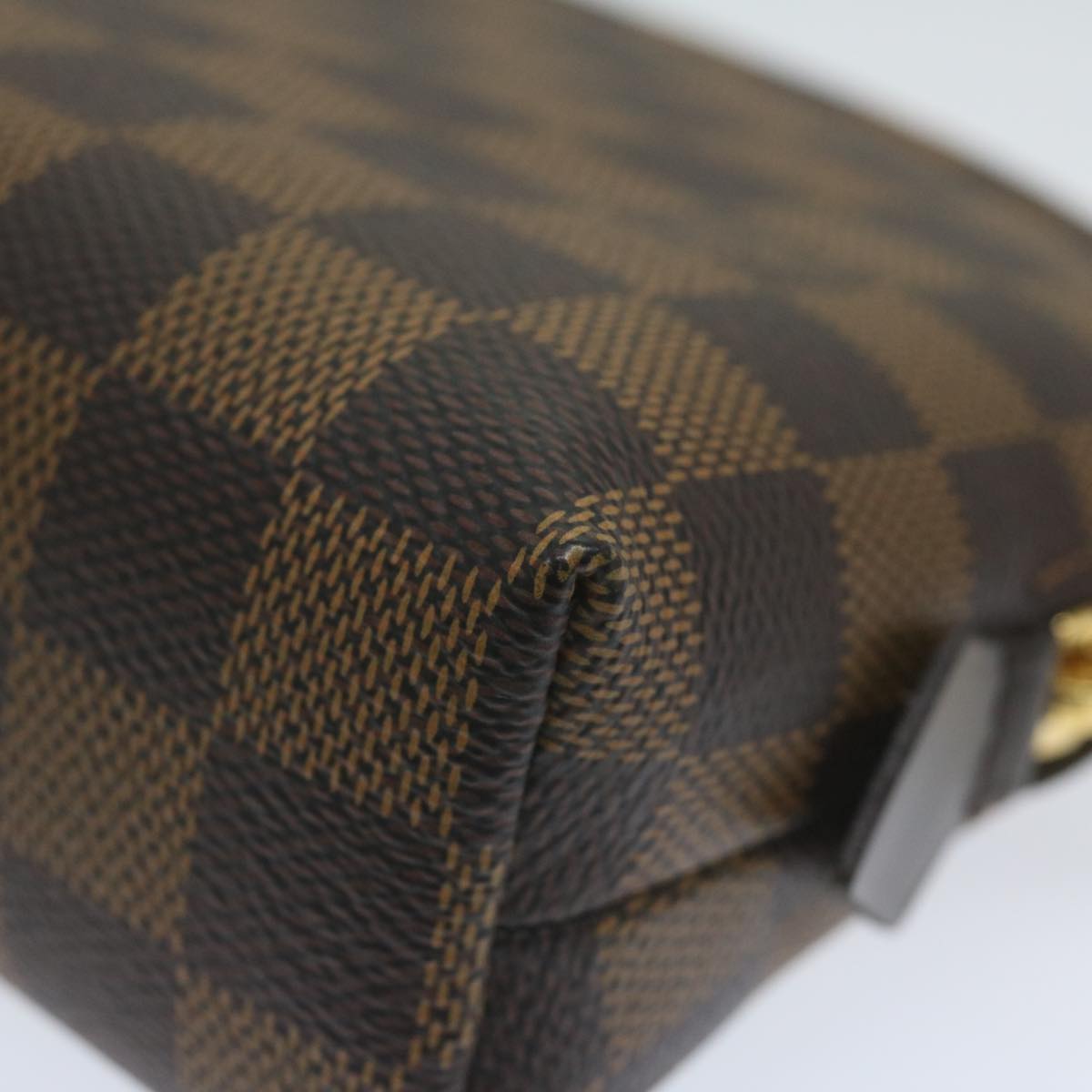 Louis Vuitton Cosmetic pouch, Brown, Canvas, clutch