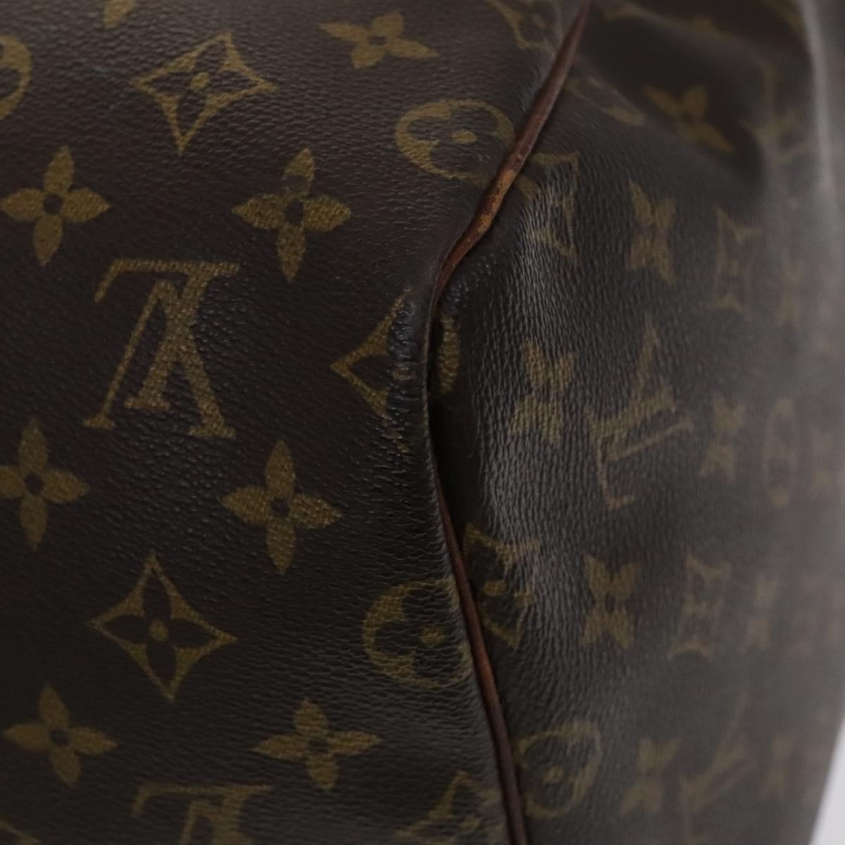 Louis Vuitton Keepall 55, Brown, Canvas, travel