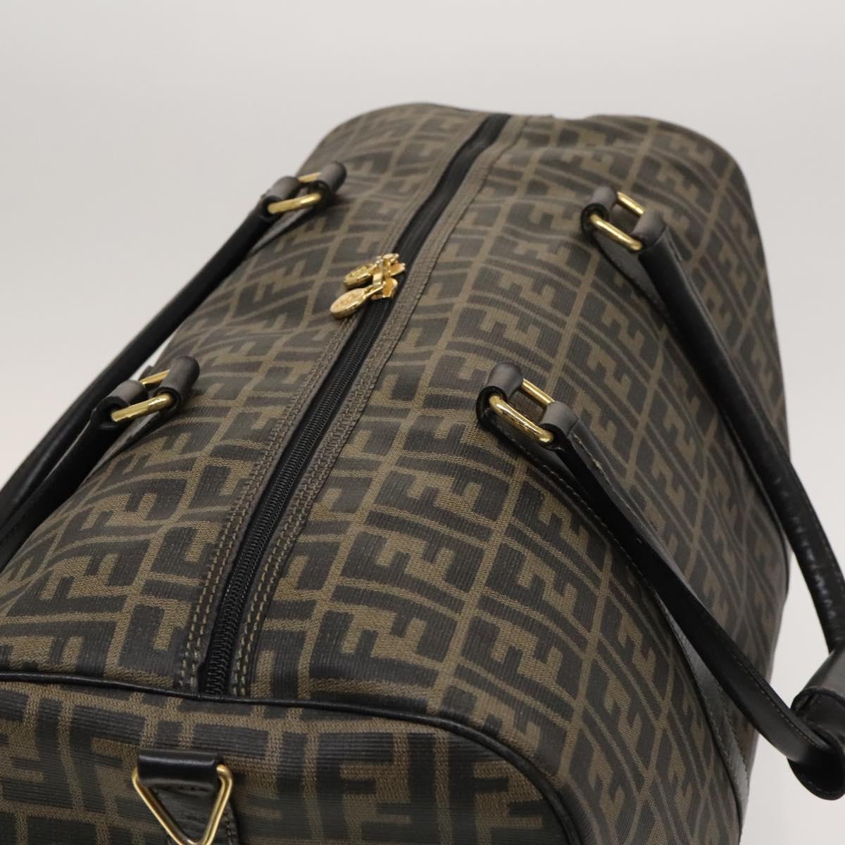Fendi Zucca, Brown, Canvas, travel