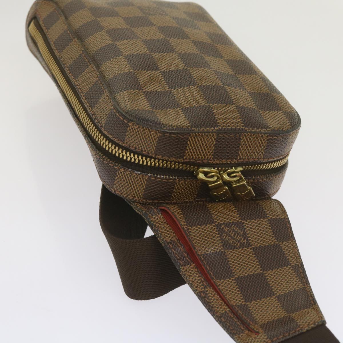 Louis Vuitton Geronimos, Brown, Canvas, shoulder