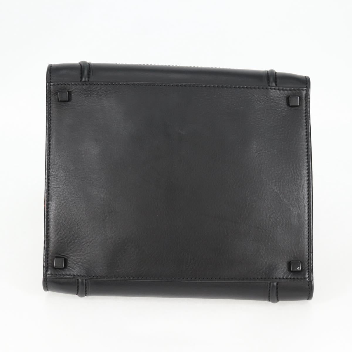 Céline Luggage Phantom, Black, Leather, tote