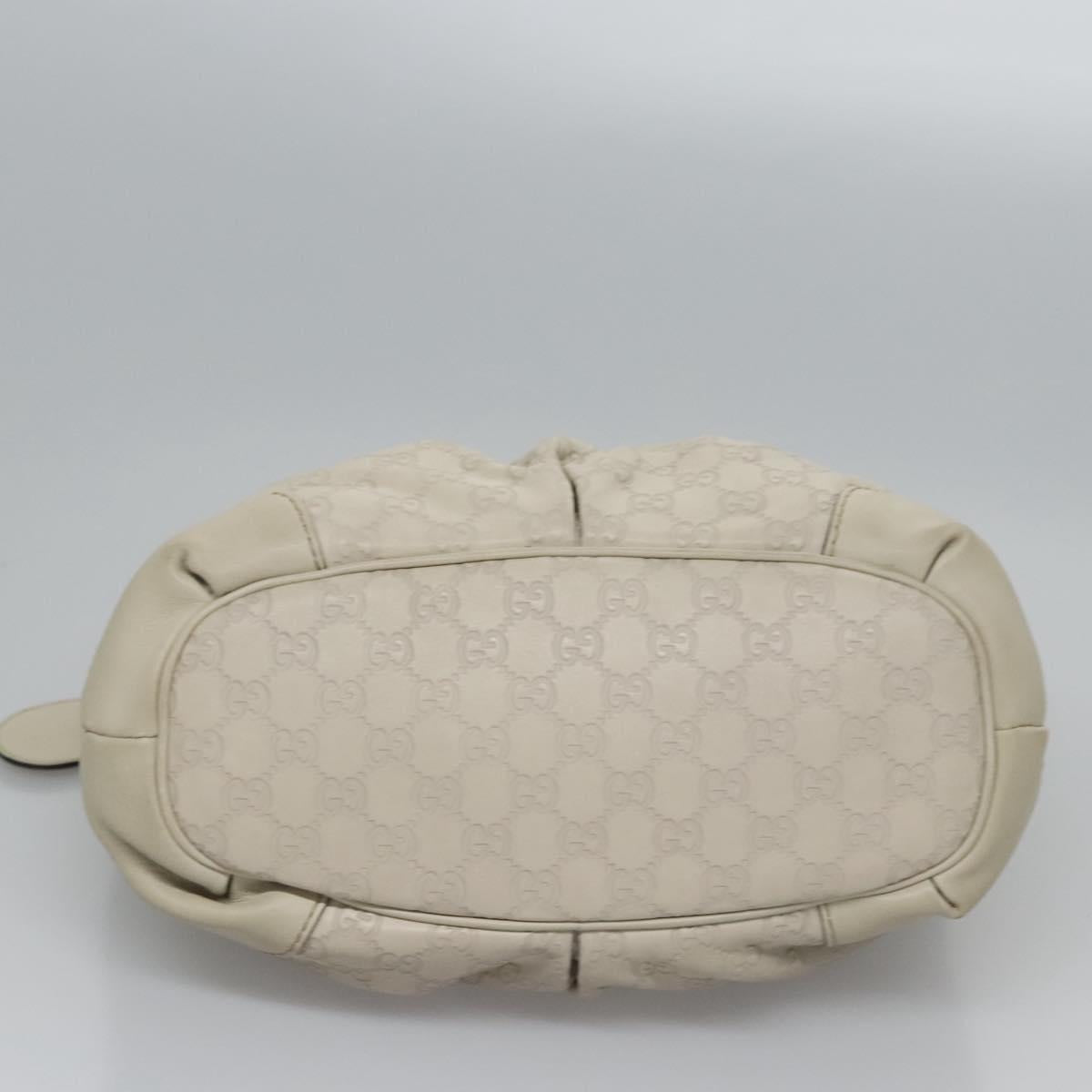 Gucci Sukey, White, Canvas, tote