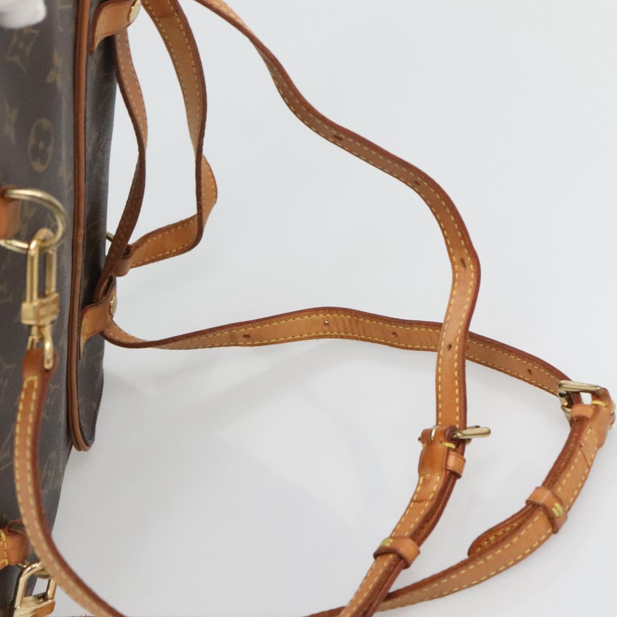 Louis Vuitton Marelle, Brown, Canvas, backpack