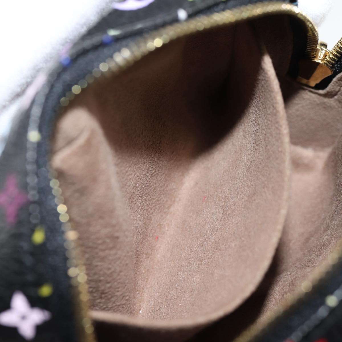 Louis Vuitton Wapity, Black, Canvas, clutch