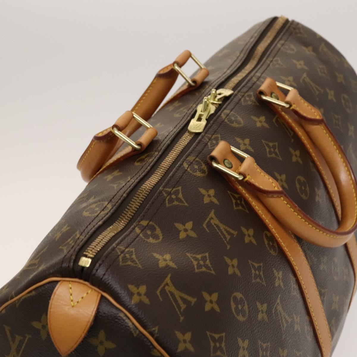 Louis Vuitton Keepall 45, Brown, Canvas, travel