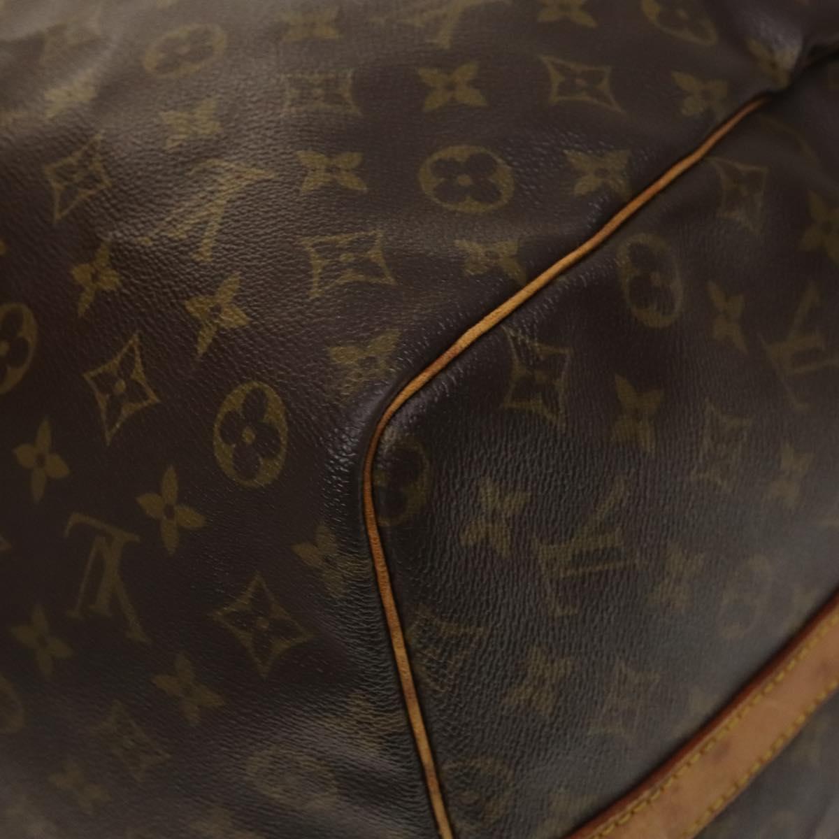 Louis Vuitton Keepall Bandoulière 60, Brown, Canvas, travel
