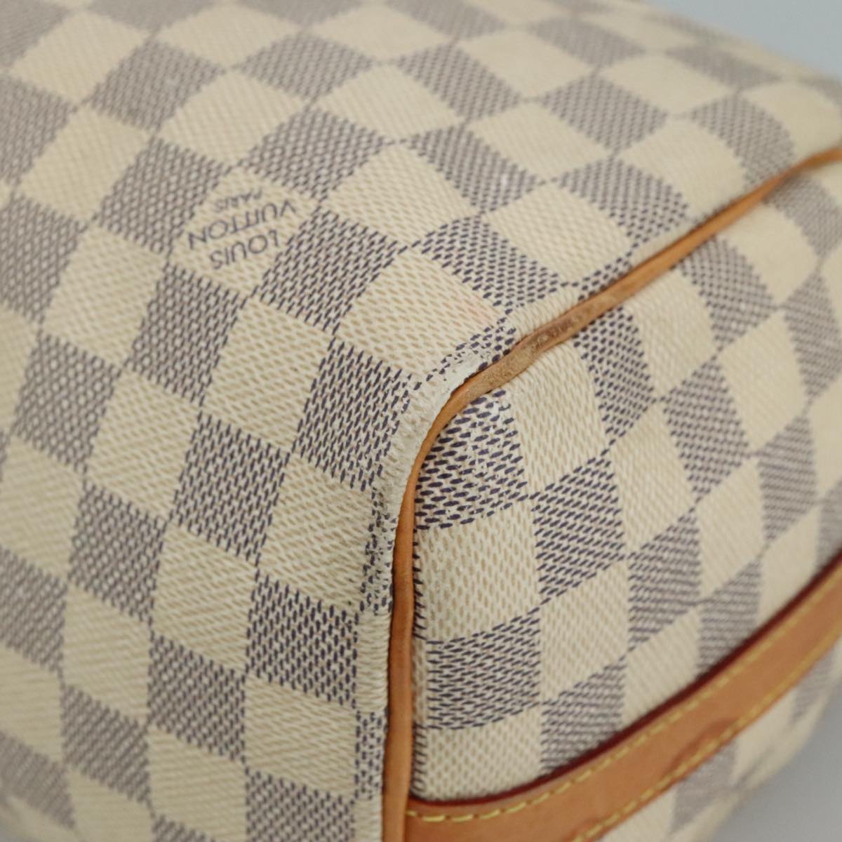 Louis Vuitton Speedy bandoulière 25, White, Canvas, handbag